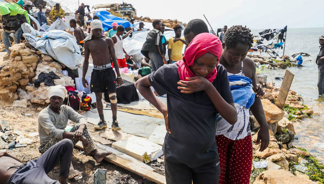 migrants bloqués Tunisie